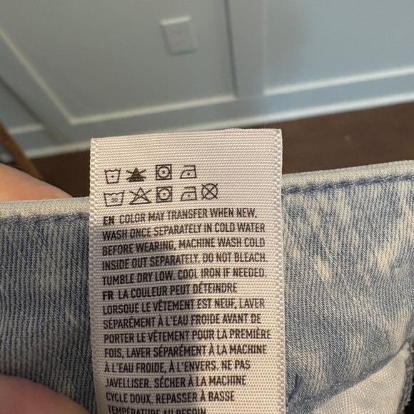 American Eagle Hi-Rise Jegging Light Acid Wash Ne(X)t Level Stretch Raw Hem 8 - Picture 14 of 16